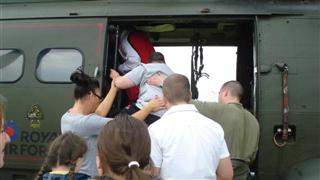 Helicopter climb in